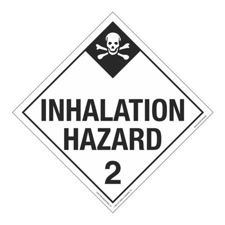 Class 2 - Inhalation Hazard Worded Placard